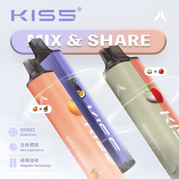 kiss凯斯 6500口拋棄式電子煙
